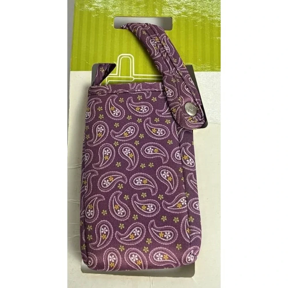 Mixx Mini Case Set 2‎ Pouches Black Paisley Clip Phone iPod Holder Target